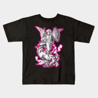 Saint Michael Archangel Kids T-Shirt